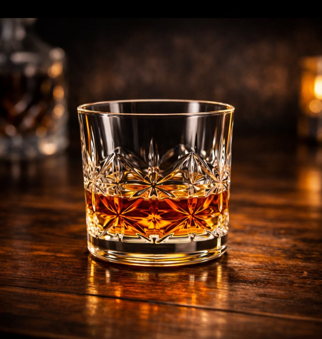 Engraved Whiskey Glass