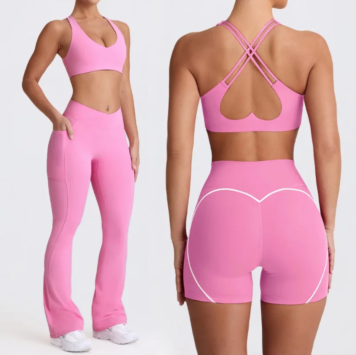 Fierce Heartline Active Set – Pink