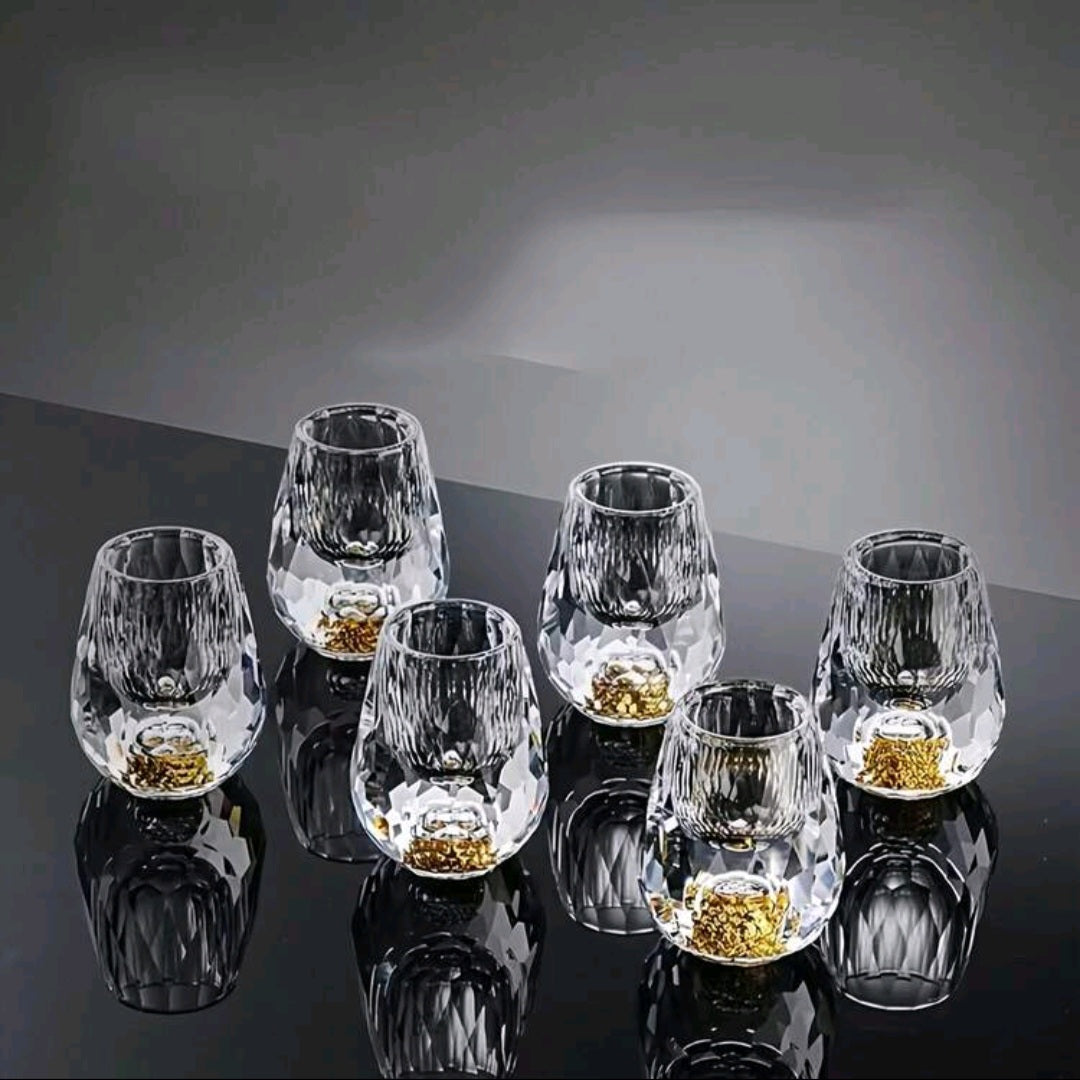 Crystal Forged Core Shot Glass