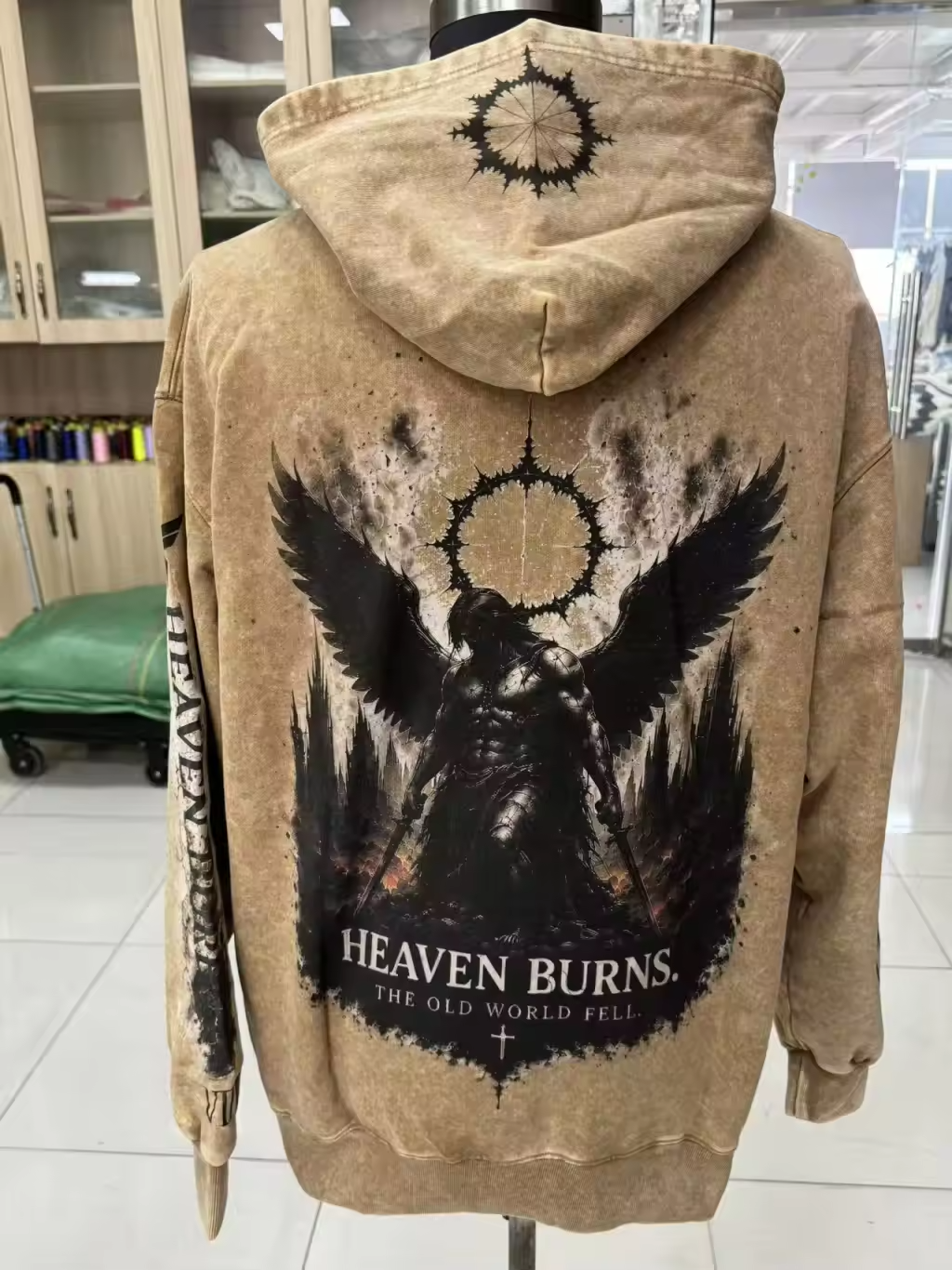 Washed Sand Heavyweight Hoodie