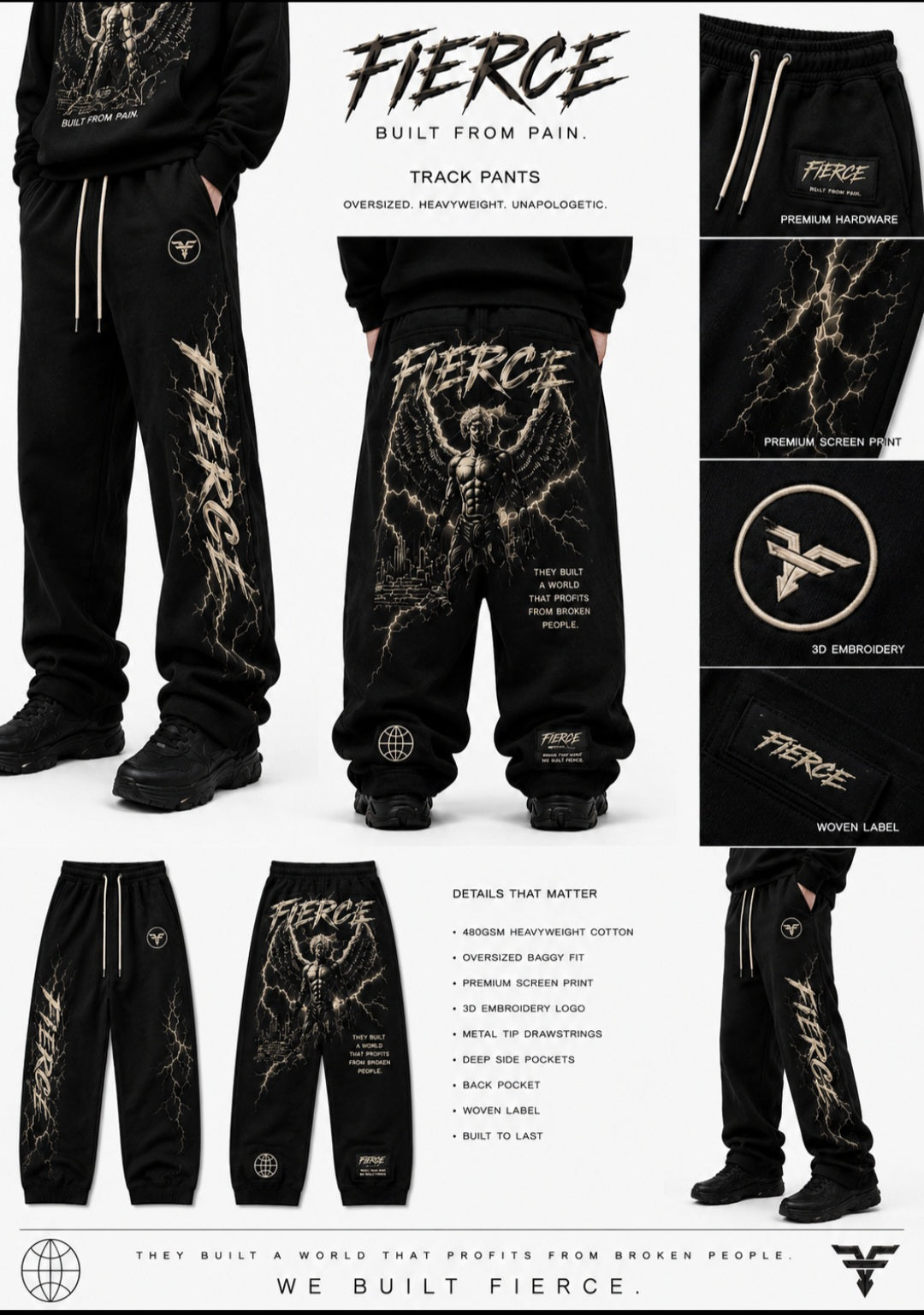 Heavyweight Oversized Track Pants