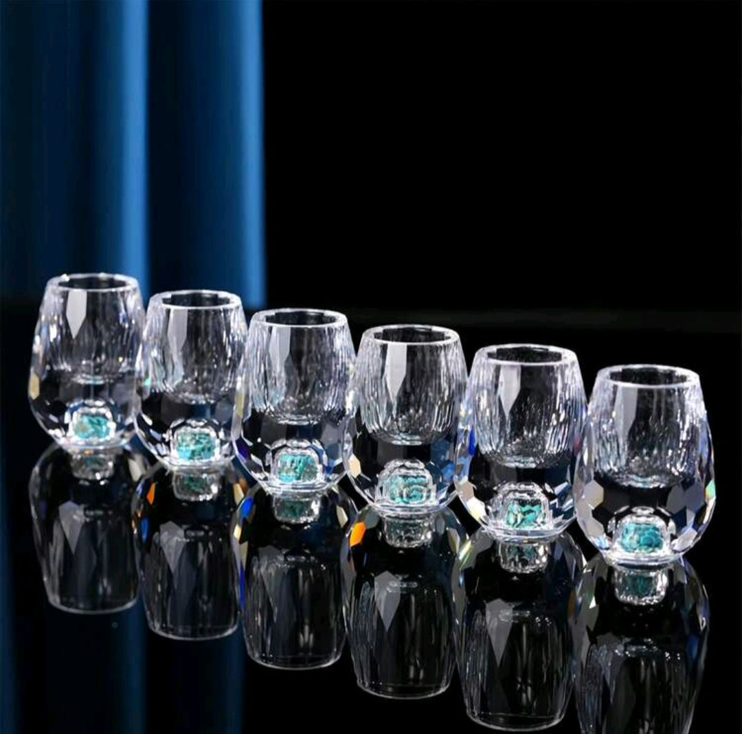 Crystal Forged Core Shot Glass