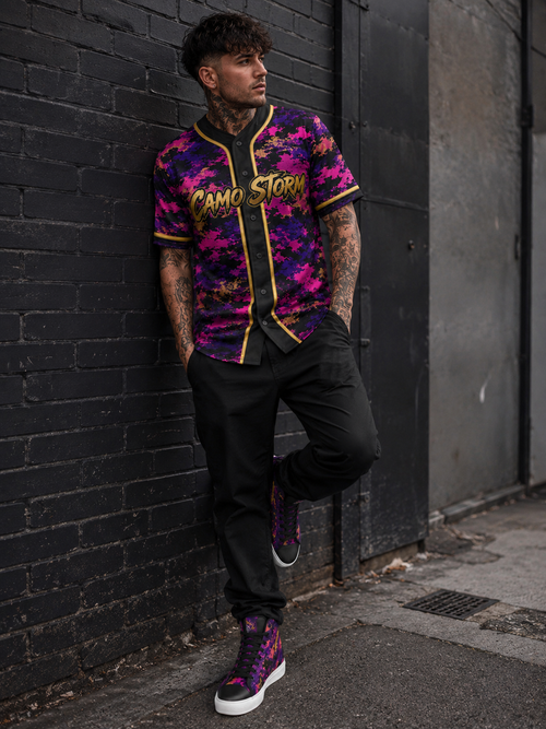 Baseball jersey-camo