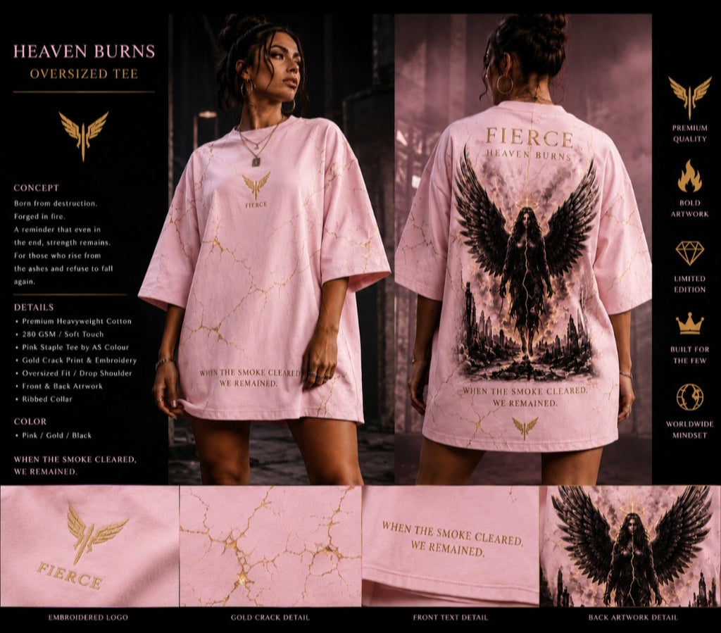 HEAVEN BURNS — OVERSIZED TEE