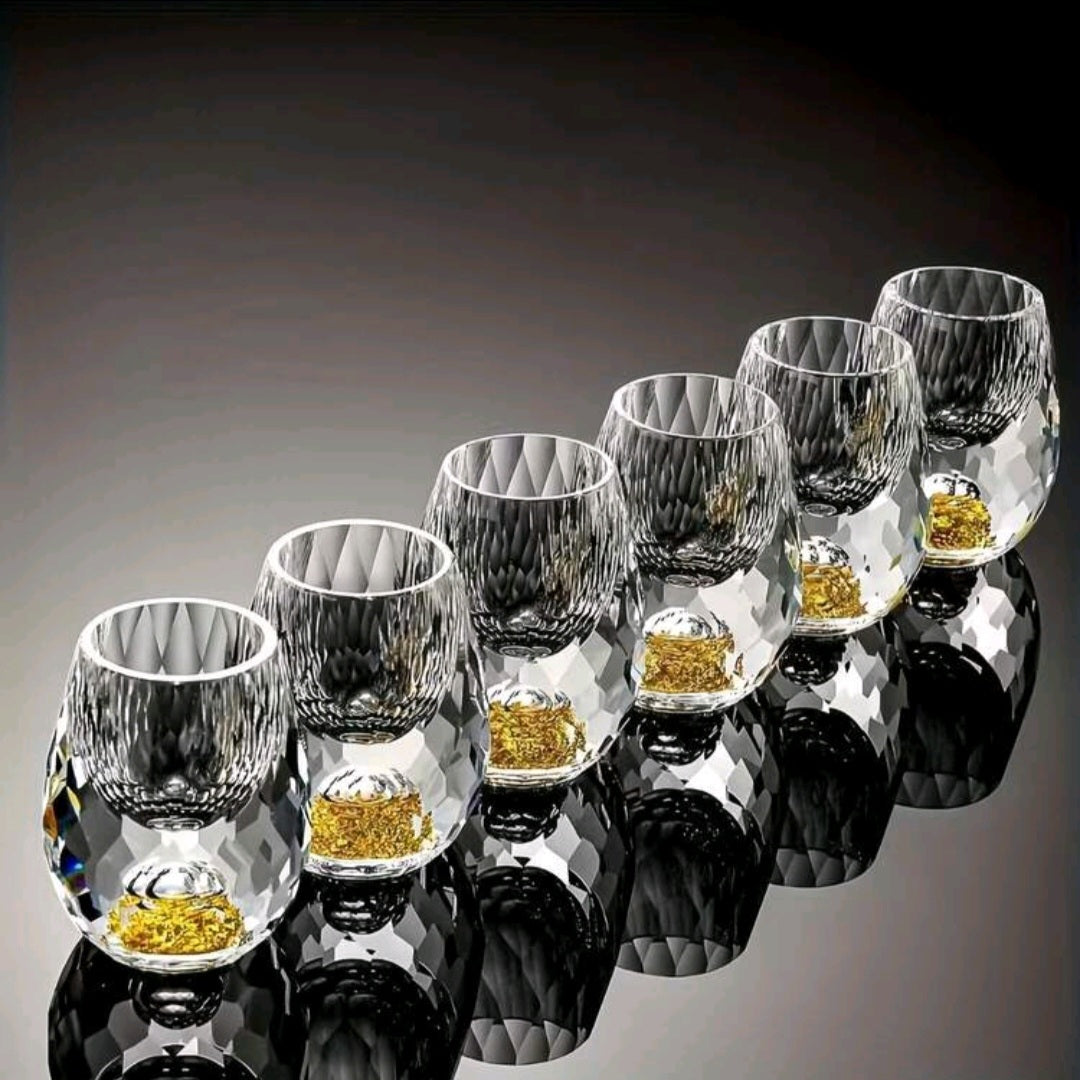 Crystal Forged Core Shot Glass