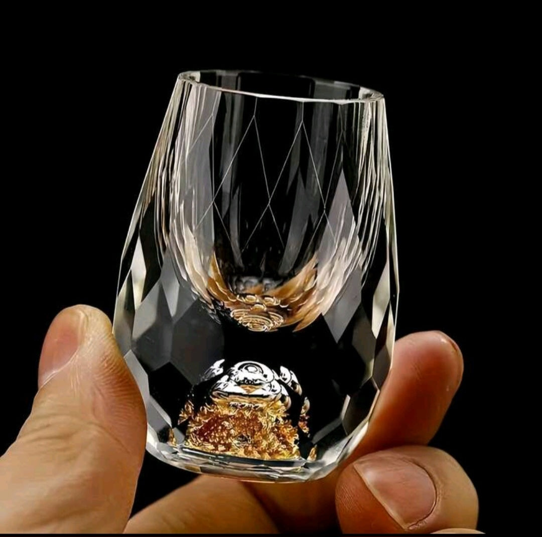 Crystal Forged Core Shot Glass